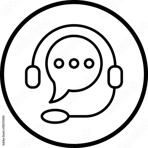 Customer Service Icon Style
