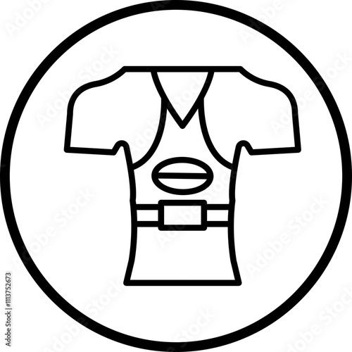 Rugby Armor Icon Style
