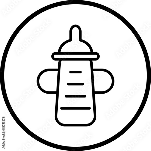 Baby Feeder Icon Style