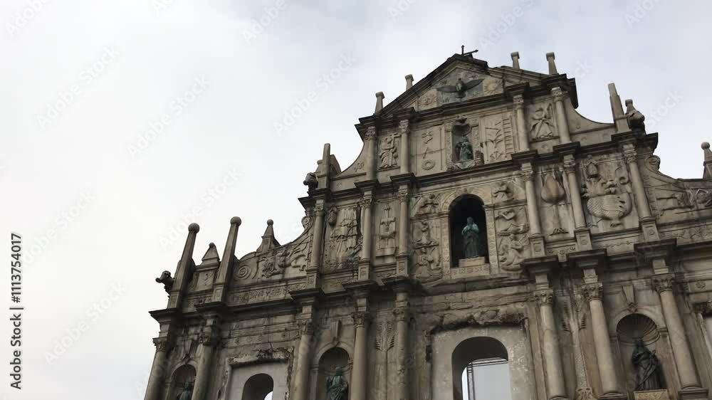 Ruins of St. Paul's landmark, Macau Macao, China Ruins of St. Paul's landmark, Macau Macao, China