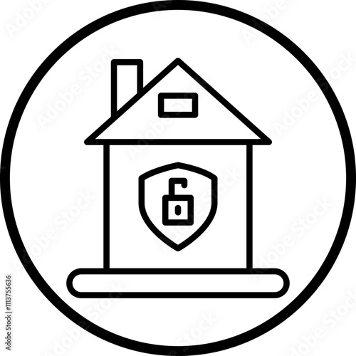 Home Security Icon Style