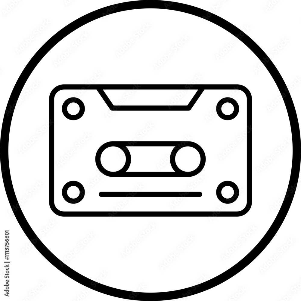 Cassette Icon Style Cassette Icon Style