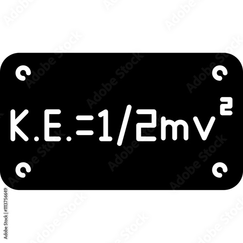 Kinetic Energy (KE) Icon