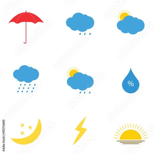 Weather icon icon collection
 photo