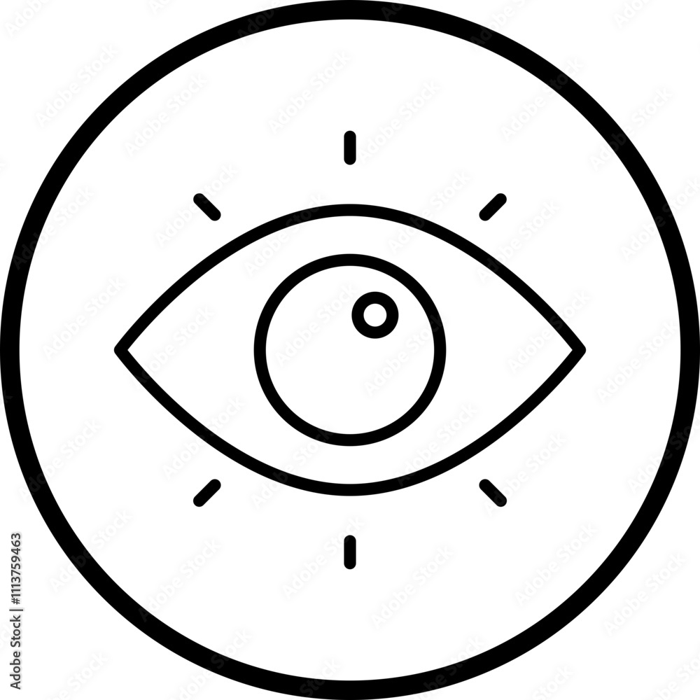 Eye Icon Style Eye Icon Style