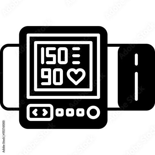Blood Pressure Monitor Icon