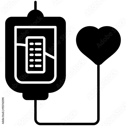 Blood Transfusion Icon