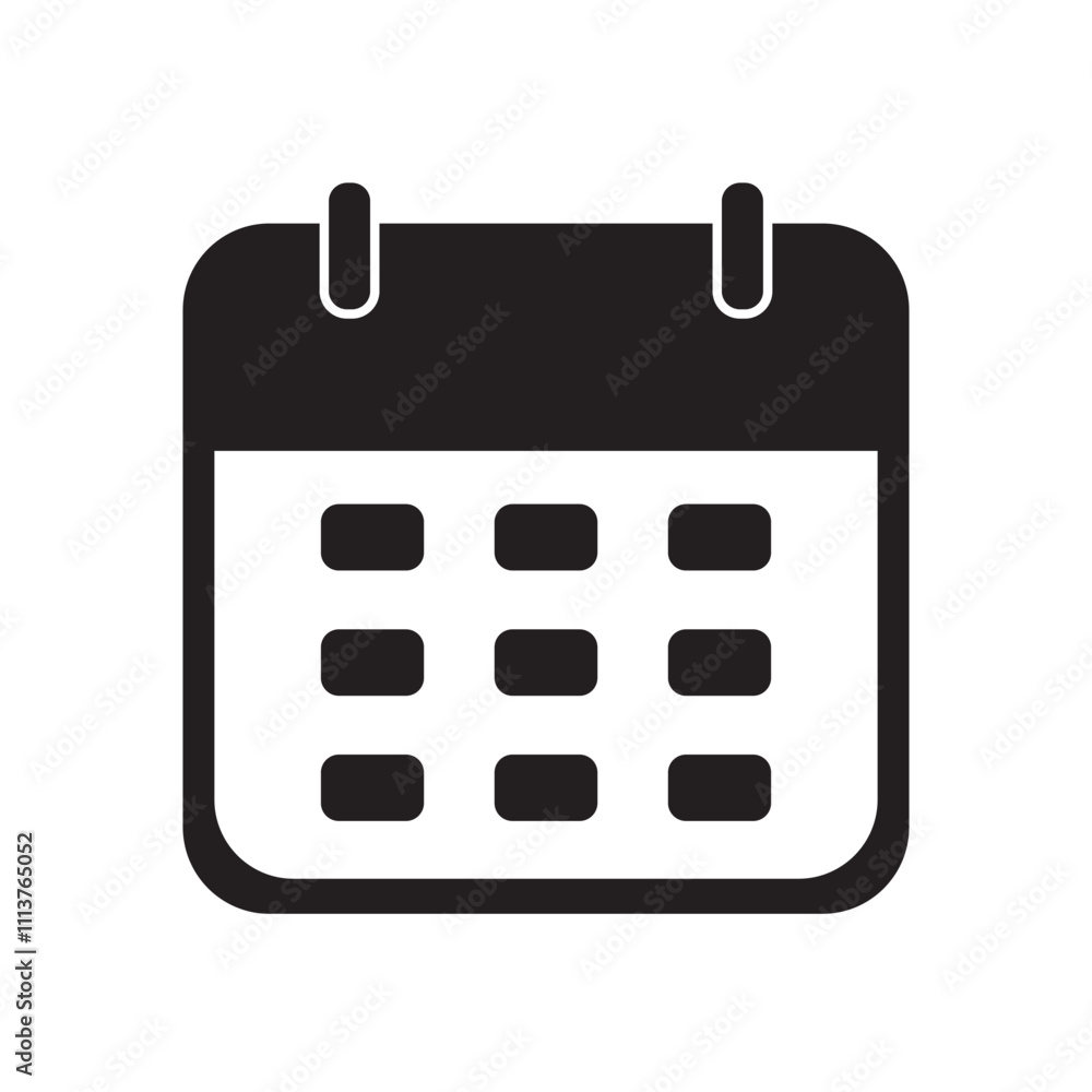 Calendar with checkmark black silhouette vector icon design Calendar with checkmark black silhouette vector icon design