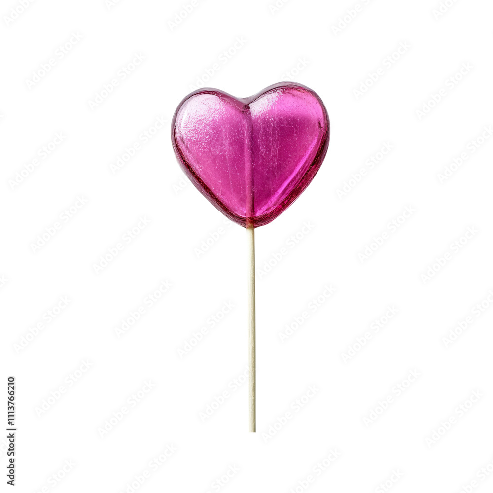Pink Heart Lollipop