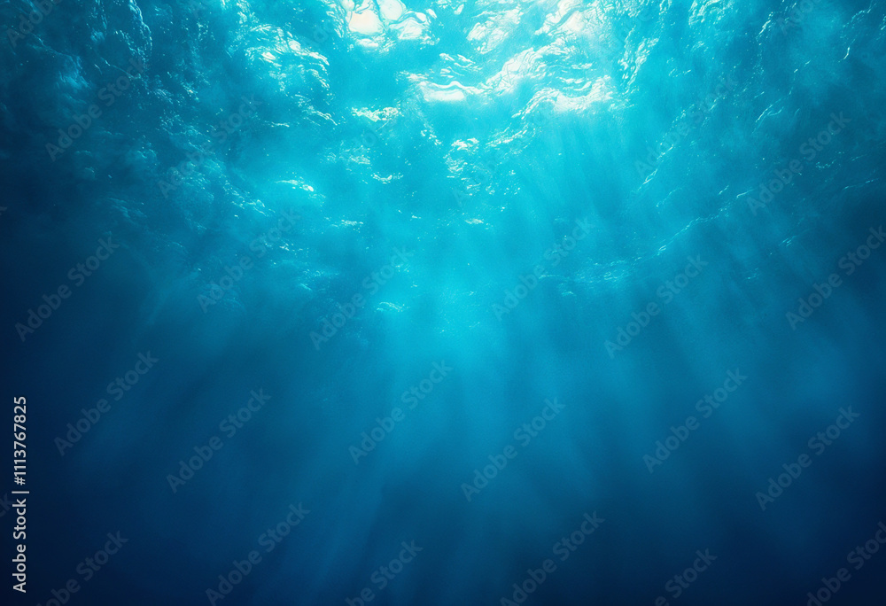 Obraz premium Abstract background blue sea texture grainy
