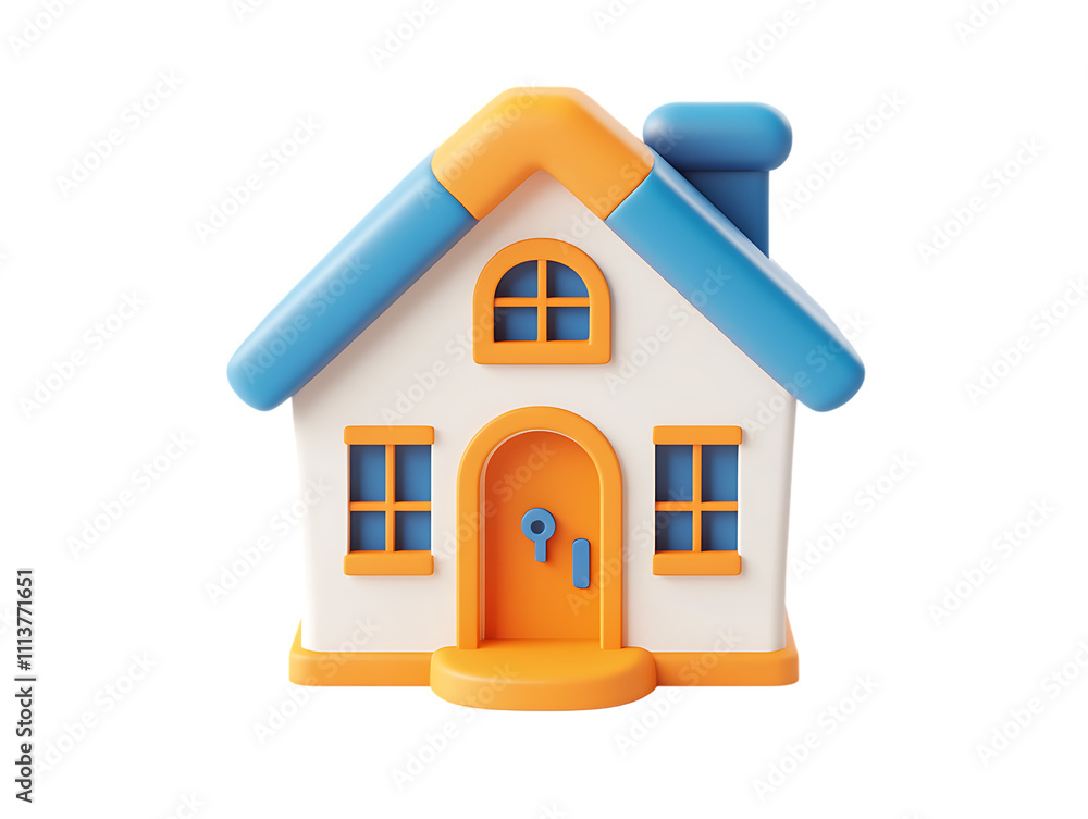 toy house isolated toy house isolated