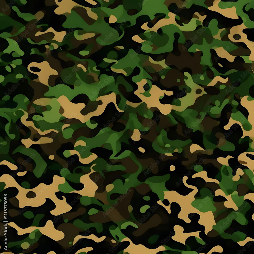 Fototapeta premium vector camouflage, army pattern, dark background, stylish print
