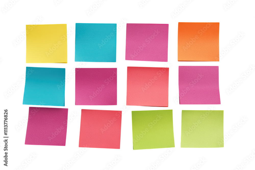 Vibrant Post-it Notes Vibrant Post-it Notes