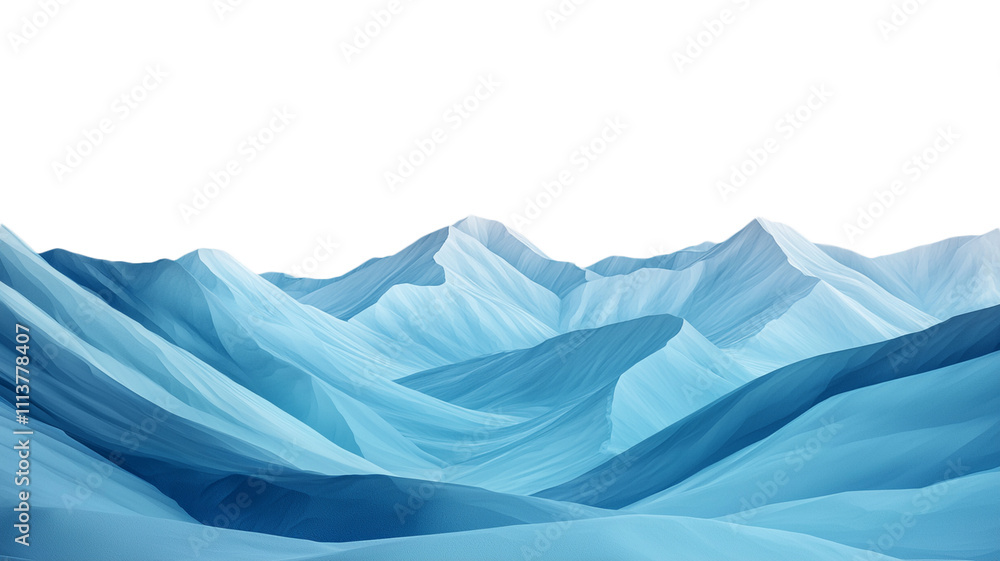glacial climate formation glacier. Icy tundra landscape with glacial transparent background glacial climate formation glacier. Icy tundra landscape with glacial transparent background