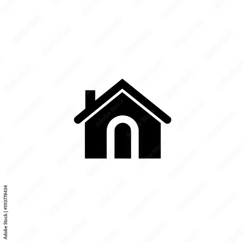 Black icon of Home icon, house png Minimalist flat icon, vector logo style sign clipart on a transparent background Black icon of Home icon, house png Minimalist flat icon, vector logo style sign clipart on a transparent background