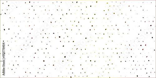 Abstract dots in the shape of is simply designed on this modern white background.