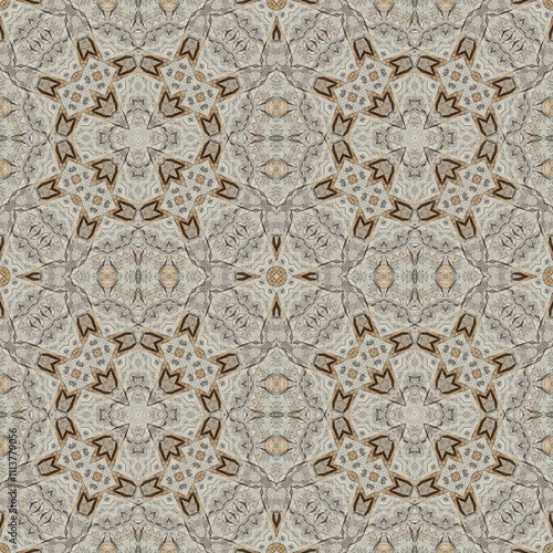 Wallpaper Mural seamless abstract square pattern. texture symmetrical kaleidoscope. background creative Torontodigital.ca