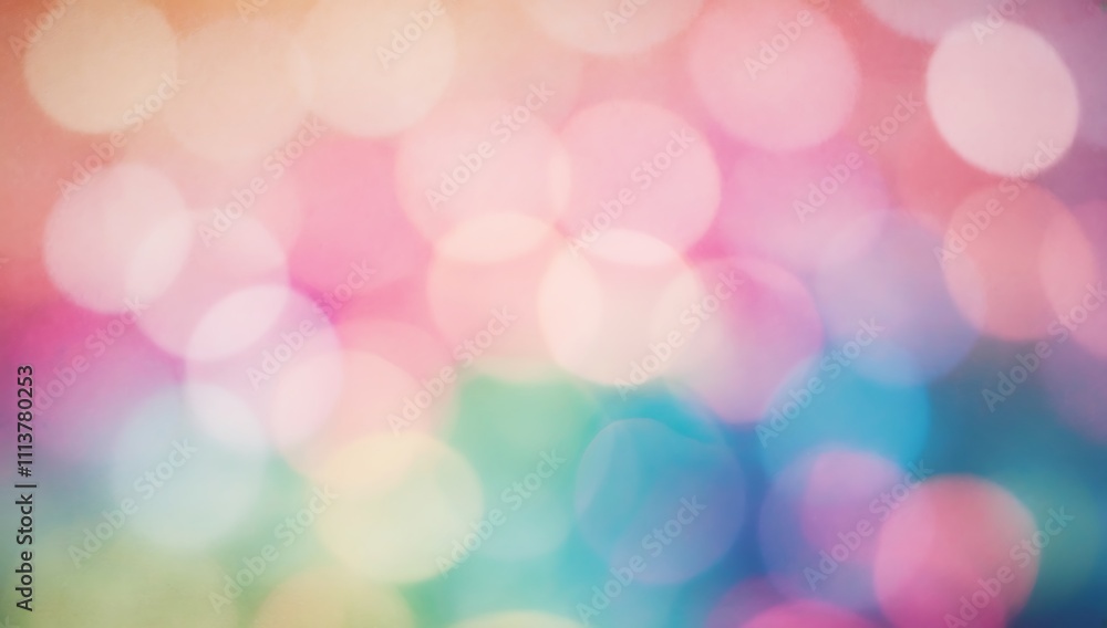 Fototapeta premium retro bokeh gradient background with grain texture 