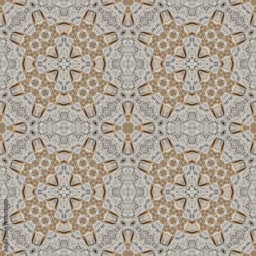 Wallpaper Mural seamless abstract square pattern. texture symmetrical kaleidoscope. background creative Torontodigital.ca