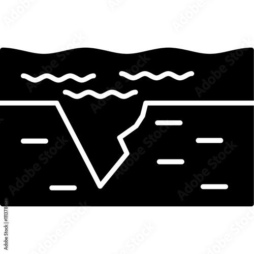 Ocean Trench Icon