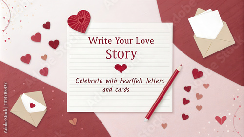 Write your love story with heartfelt letters and cards for Valentine