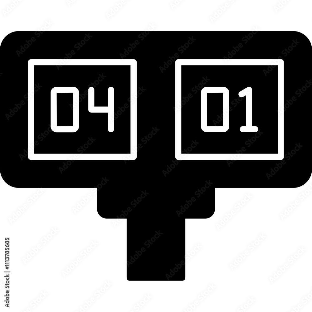 Obraz premium Scorekeeper Icon