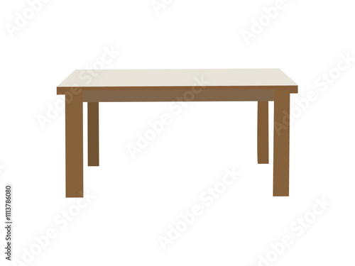 Table vector set collection graphic clipart design.Tables furniture of wood.Wooden table isolated illustration. illustration, vector on white background.Element for your design.Collection of table sil
