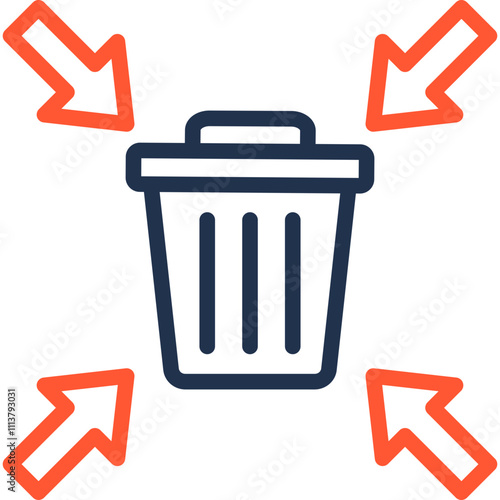 Minimize Waste Icon