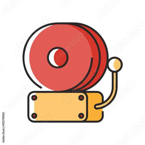 Warning attention icon symbol vector image Illustration