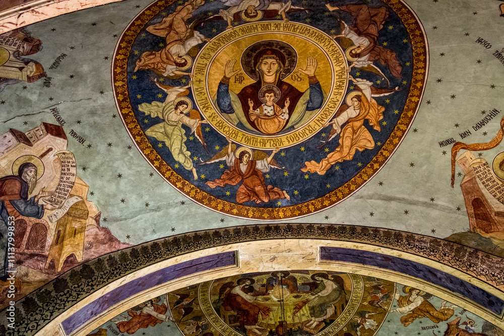 Obraz premium mosaic in the church of the holy sepulchre