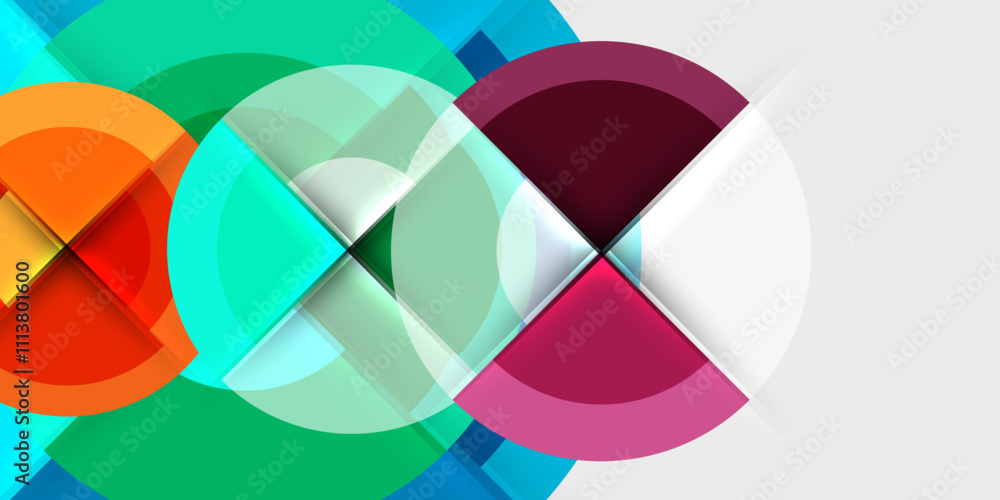 Techno circles and semi circles. Vector Illustration For Wallpaper, Banner, Background, Card, Book Illustration, landing page Techno circles and semi circles. Vector Illustration For Wallpaper, Banner, Background, Card, Book Illustration, landing page
