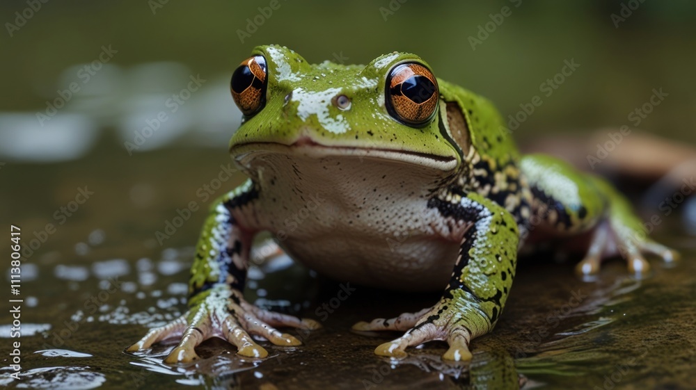 Obraz premium Green Frog