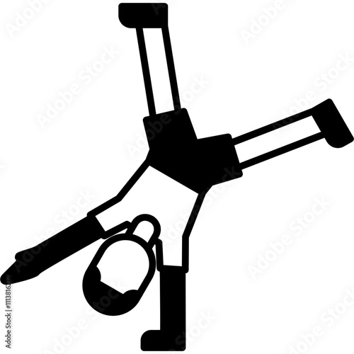 Person Cartwheeling Icon