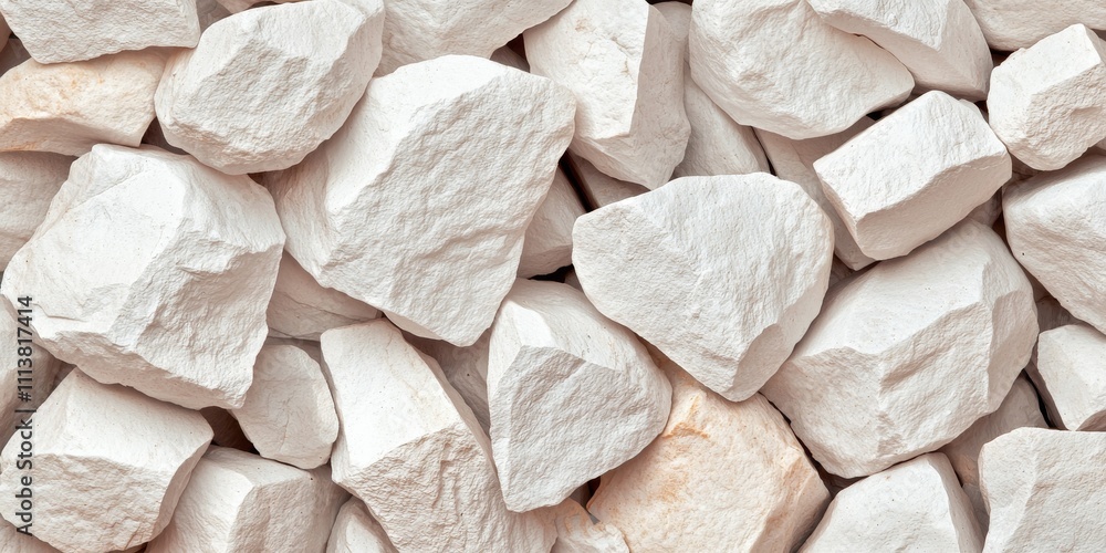 A close-up view of white rocks, showcasing various shapes and textures, ideal for landscaping or construction purposes. A close-up view of white rocks, showcasing various shapes and textures, ideal for landscaping or construction purposes.