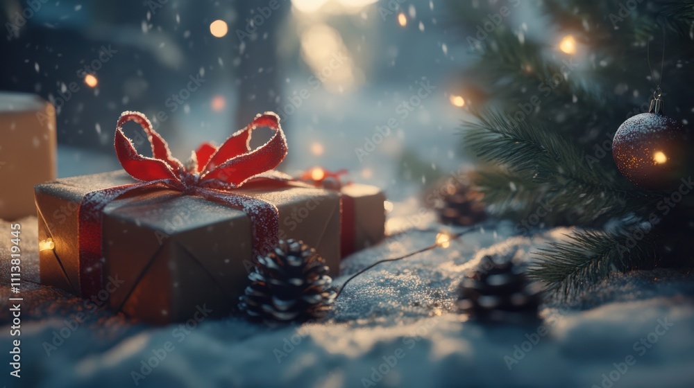 The Christmas Gift Under Tree The Christmas Gift Under Tree