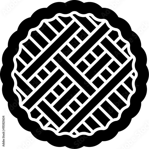 Thanksgiving Pie Crust Icon