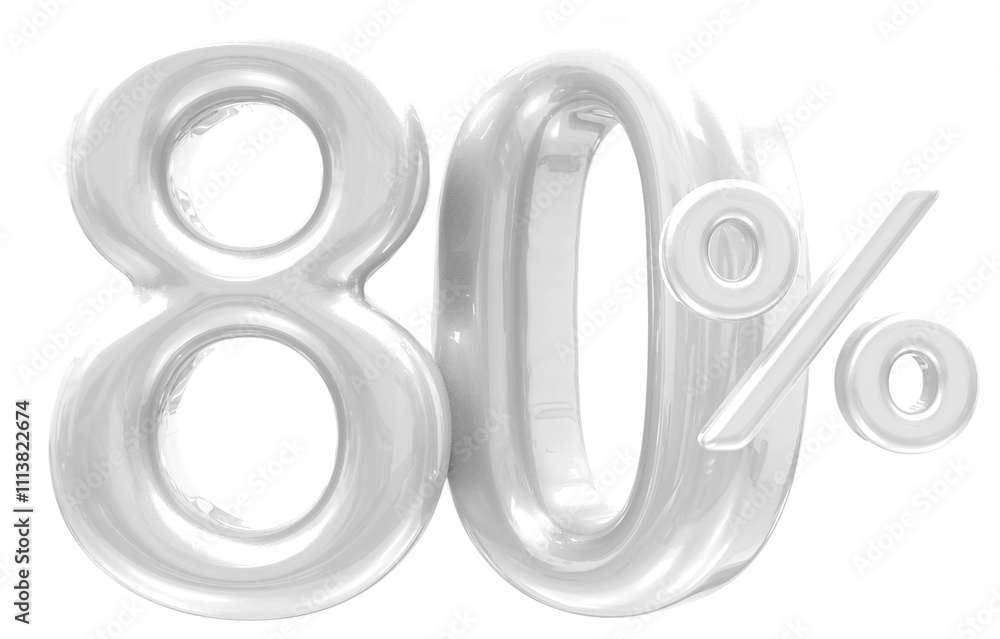 80 Percent Silver Promotion Offer 3D 80 Percent Silver Promotion Offer 3D