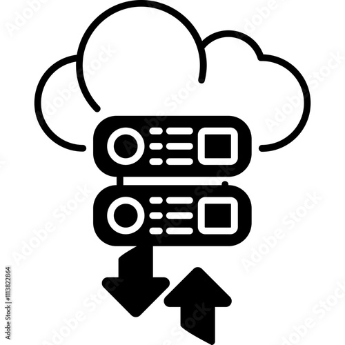 Cloud Hosting Icon