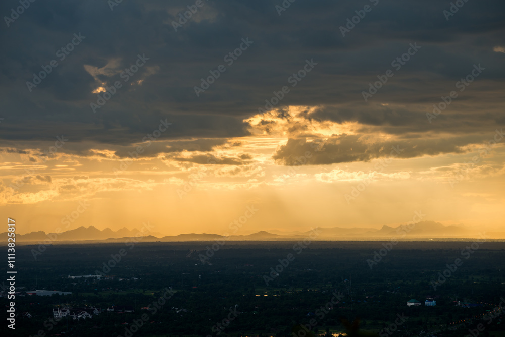 raining cloud