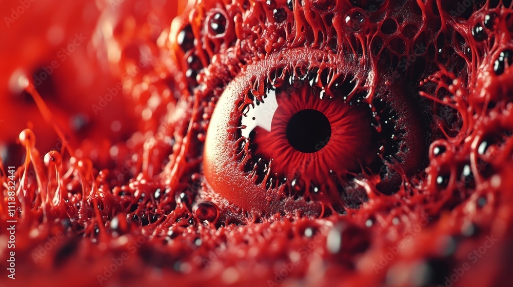Horror abstraction with human eyes Horror abstraction with human eyes