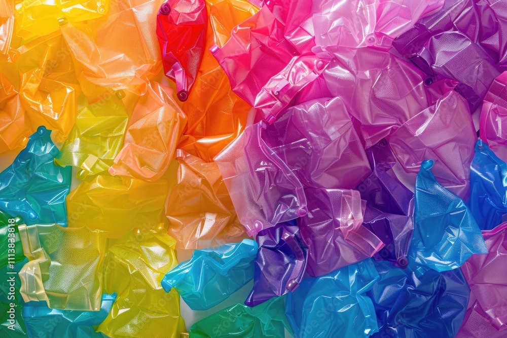 Diverse colorful plastic pack backgrounds. Diverse colorful plastic pack backgrounds.