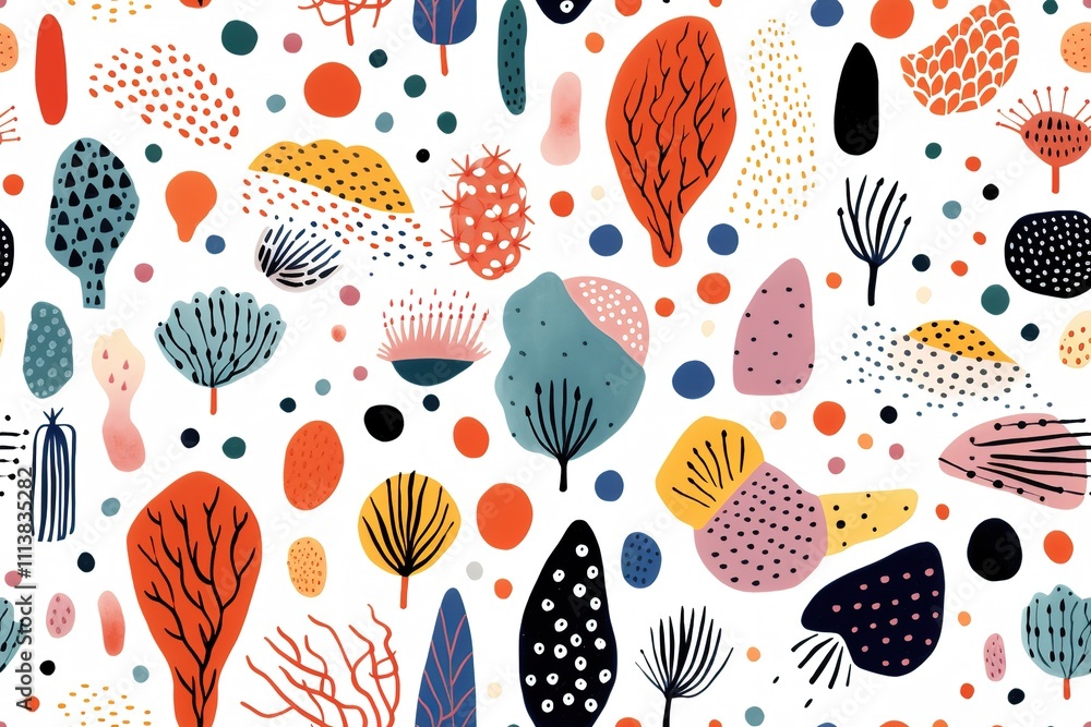 Seamless Pattern With Colorful Doodle
Seamless Pattern With Colorful Doodle