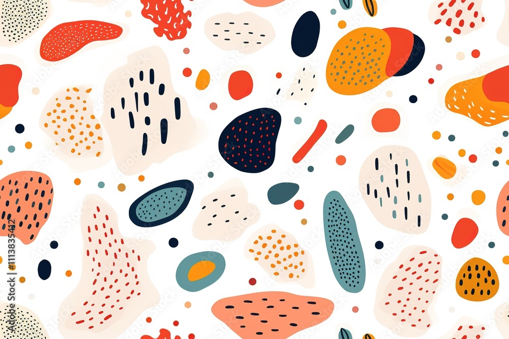 Seamless Pattern With Colorful Doodle
Seamless Pattern With Colorful Doodle