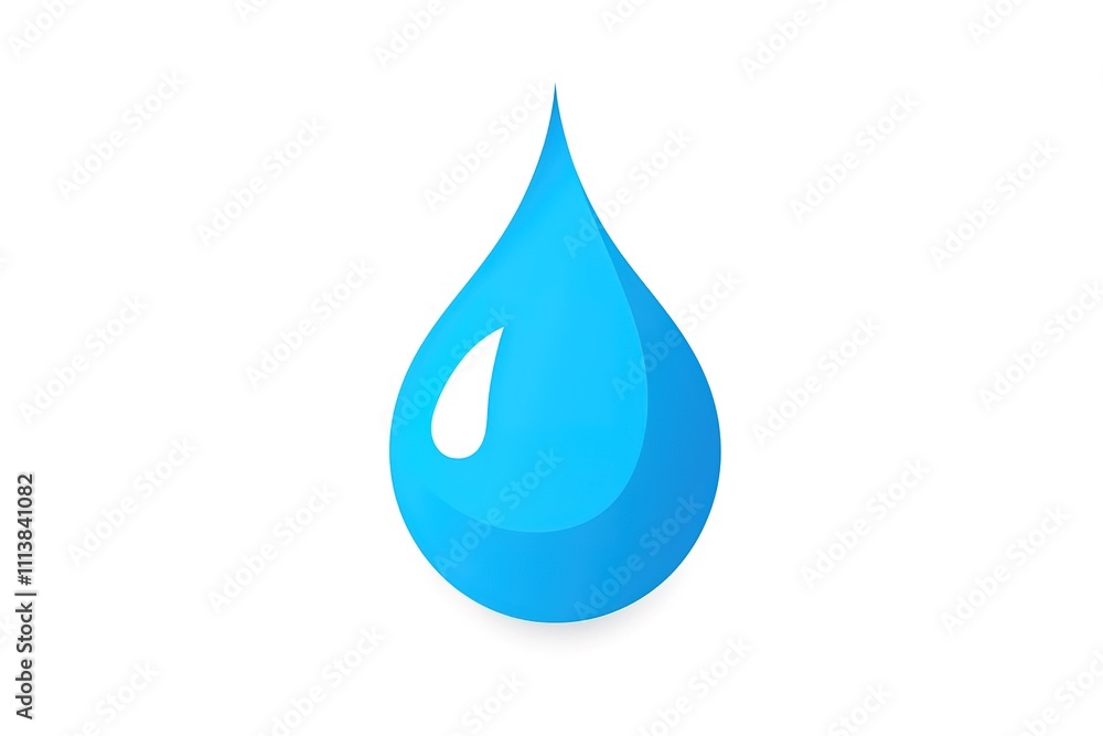 Vector Single Blue Shiny Water Drop Isolated on the White Background . Logo Design .
Vector Single Blue Shiny Water Drop Isolated on the White Background . Logo Design .