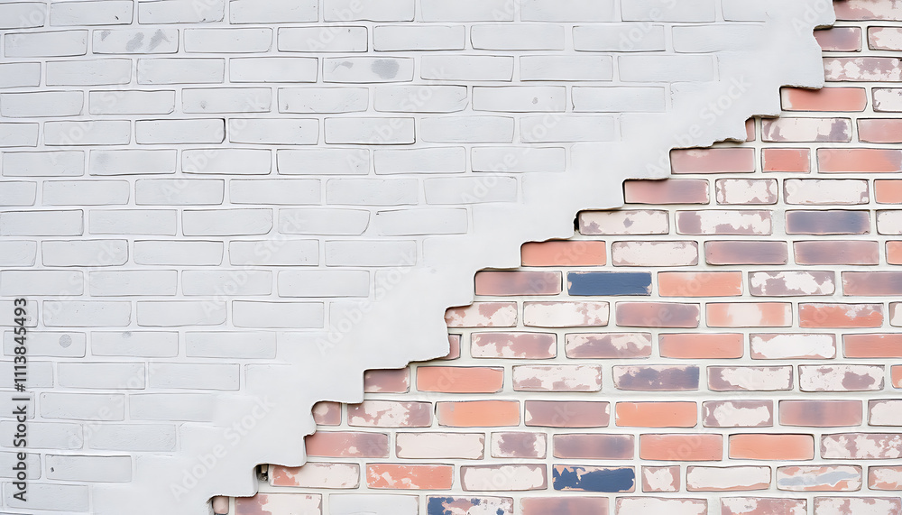 Obraz premium red brick wall texture background