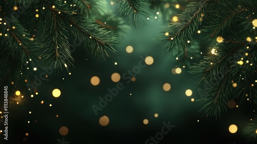 The Festive Evergreen Background