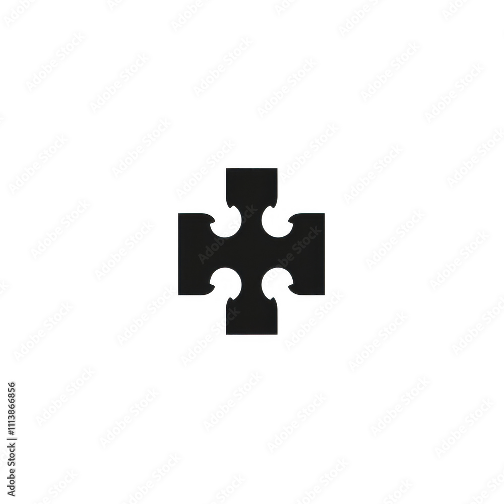 Black Puzzle icon png Minimalist flat icon, vector logo style sign clipart on a transparent background Black Puzzle icon png Minimalist flat icon, vector logo style sign clipart on a transparent background