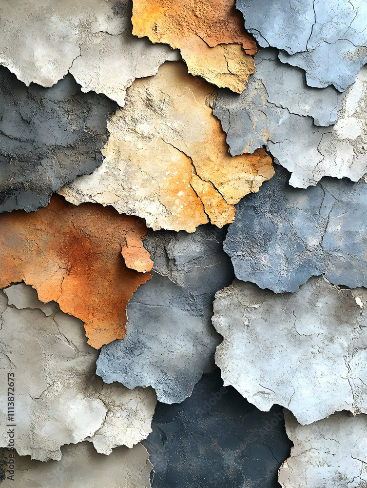 Abstract textured background of layered, cracked earth tones. Abstract textured background of layered, cracked earth tones.