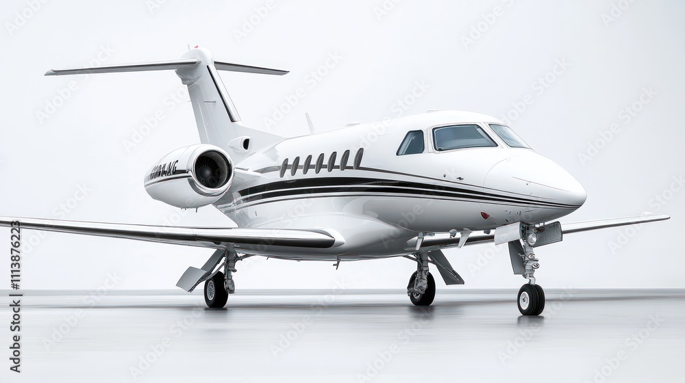A sleek, modern private jet on a minimalistic backdrop, showcasing luxury travel. A sleek, modern private jet on a minimalistic backdrop, showcasing luxury travel.