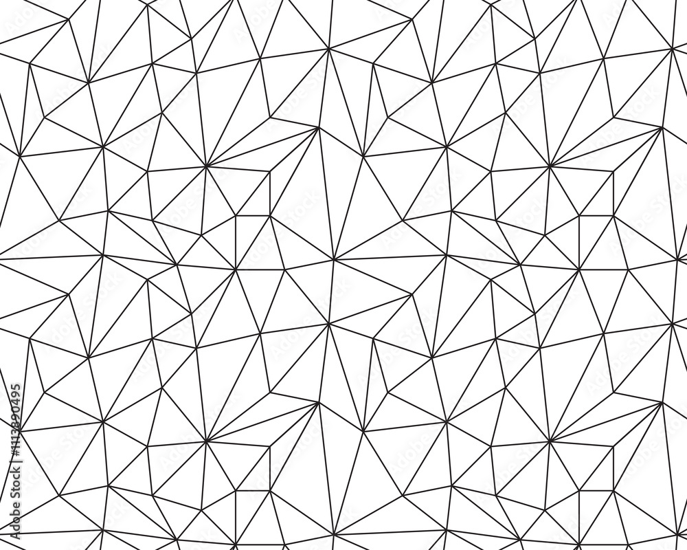 Seamless pattern from grid of triangles. Geometric black lines for wallpapers and textile. Seamless pattern from grid of triangles. Geometric black lines for wallpapers and textile.